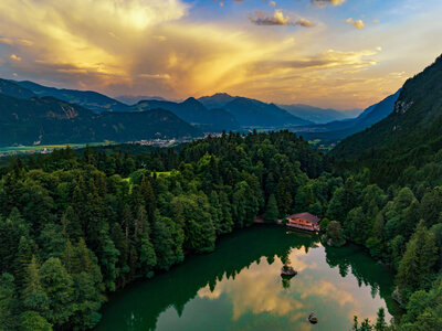 Berglsteiner Lake: Panoramic View