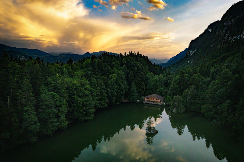 Berglsteiner Lake from Above