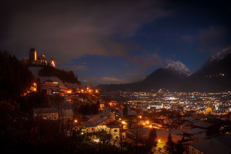Nachtstimmung im Winter