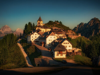 Monte Lussari: Goldene Stunde