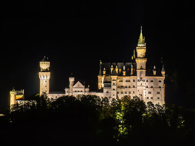 Schwangau: Neuschwanstein at Night