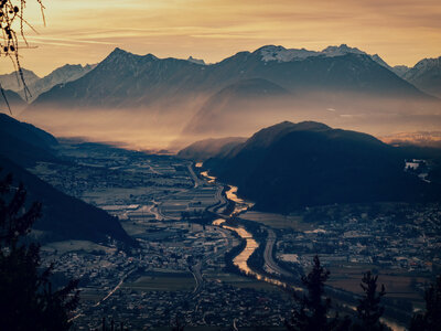 Blick ins Inntal und Mieminger Plateau