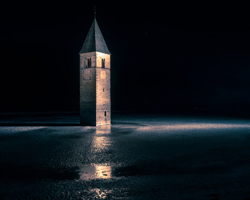 Kirchturm von Graun