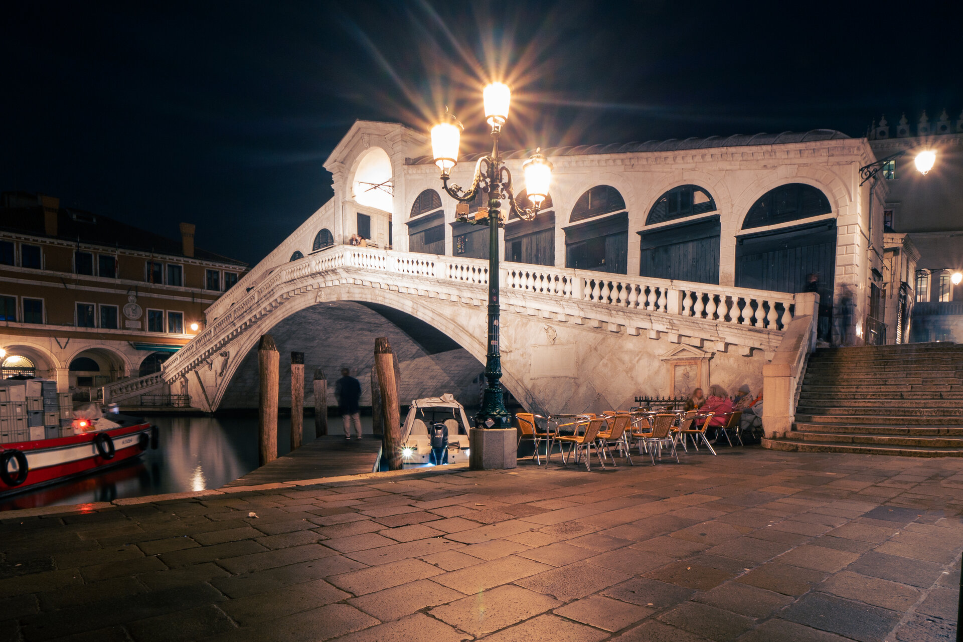 Blick zur Rialtobrücke