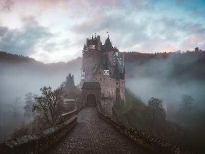 Burg Eltz: We went to Germany for one day to explore some spots. The first stop was Burg Eltz during sunrise. With no tourists there yet and this amazing fog covering the castle it was like a fairytale.