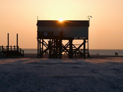 Pfahlbauten Sankt Peter Ording: Crazy houses