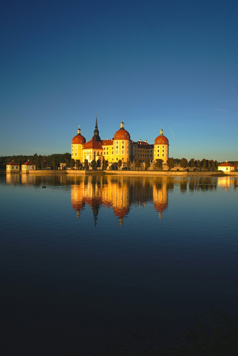 Castle in Moritzburg, Germany.