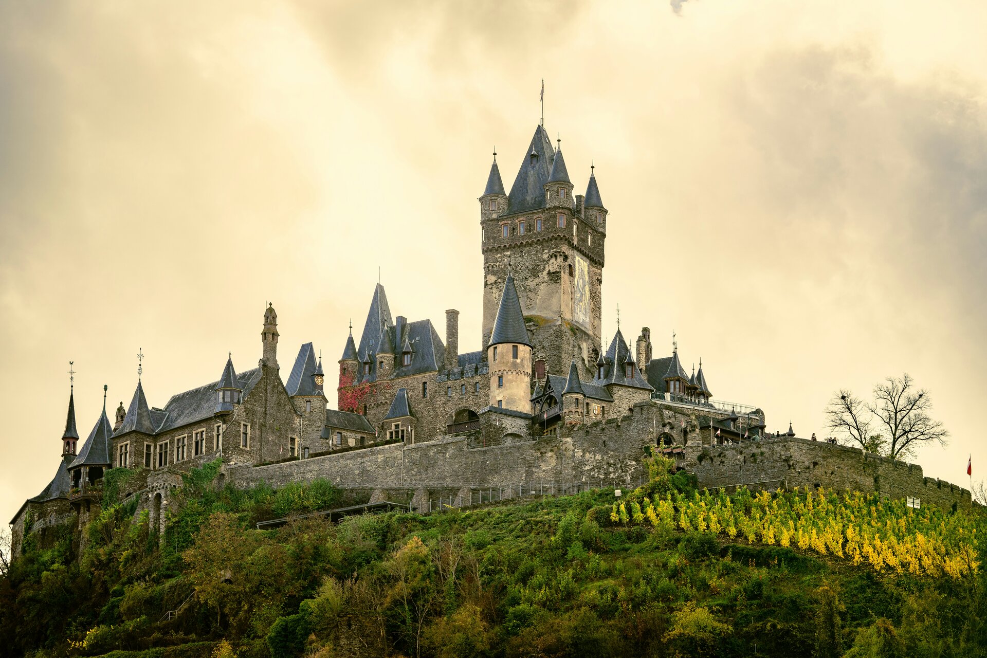 Fotospot Cochem Imperial Castle: A Castle on a Hill