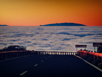 Blick von Teneriffa nach La Palma