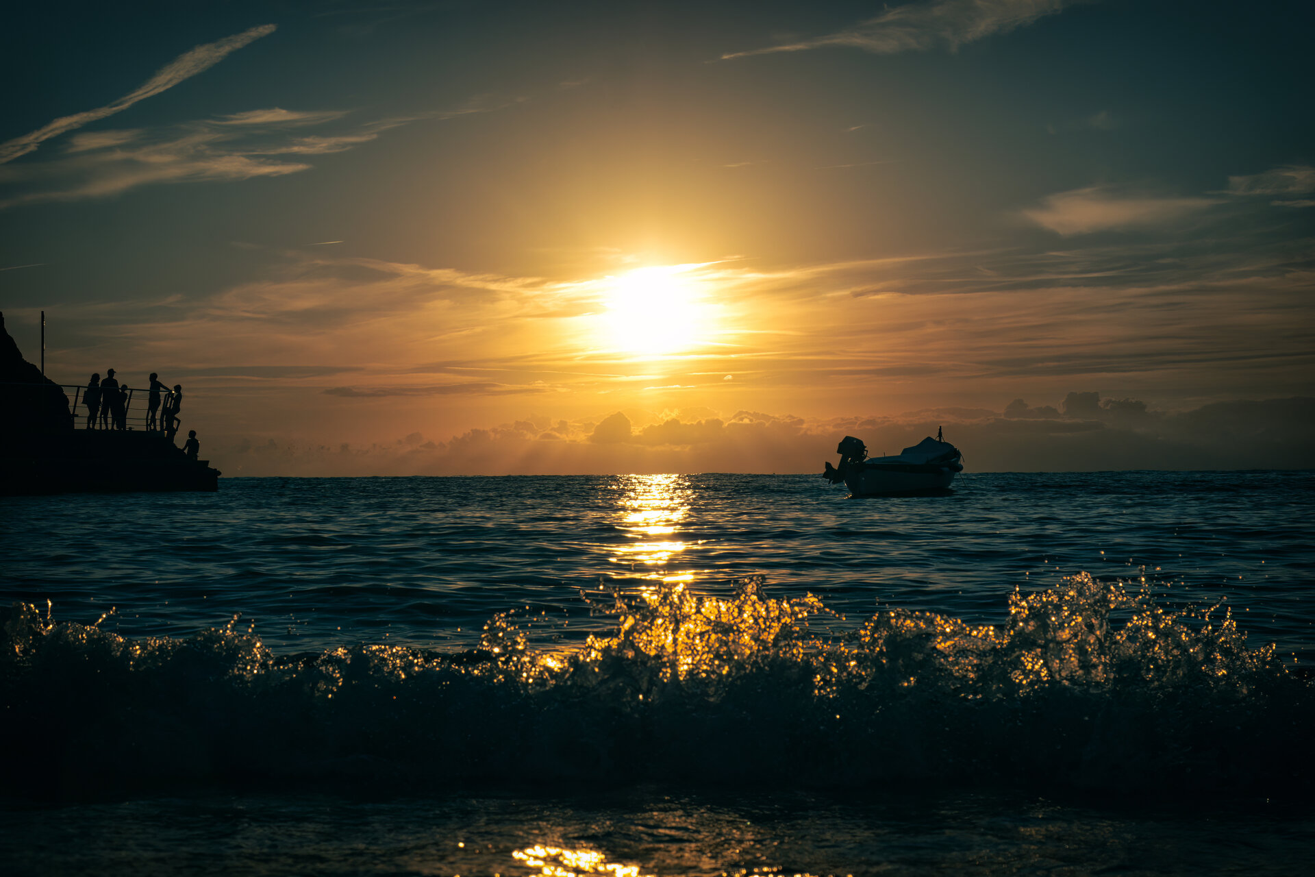 Fotospot Levanto: Abends in Levanto