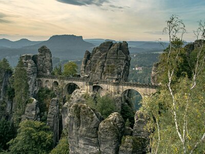 Ferdinandaussicht: Basteibridge Lohmen