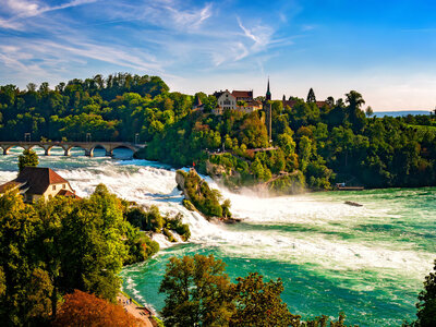 Rhine Falls View: Panorama