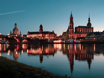 Canaletto View Dresden: Canaletto View at Night