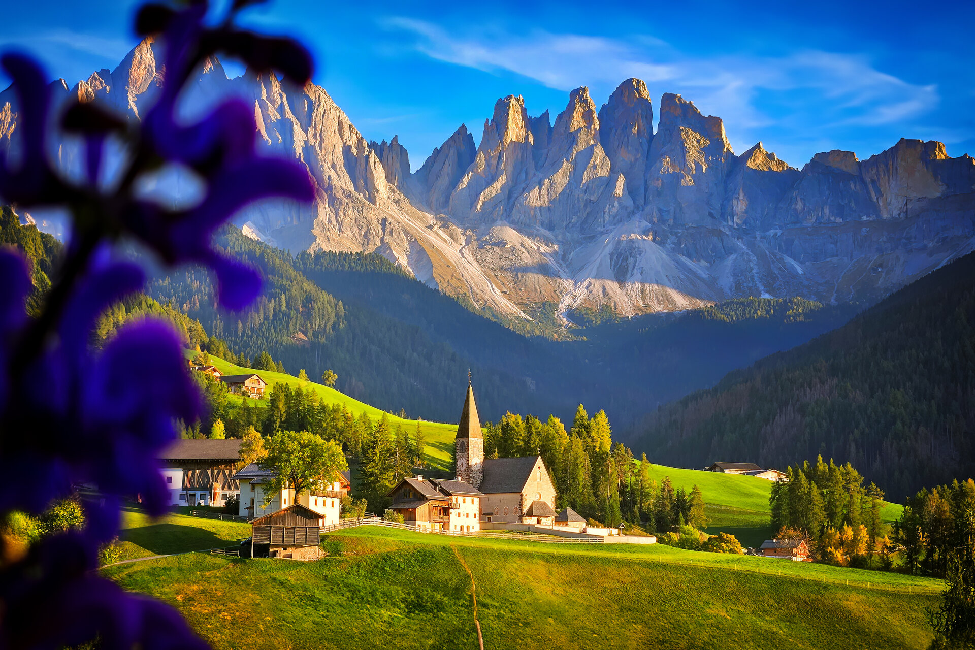 St. Magdalena-Blick mit Geislergruppe