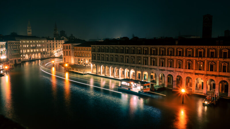 Canal Grande und eine Ecke Rialto