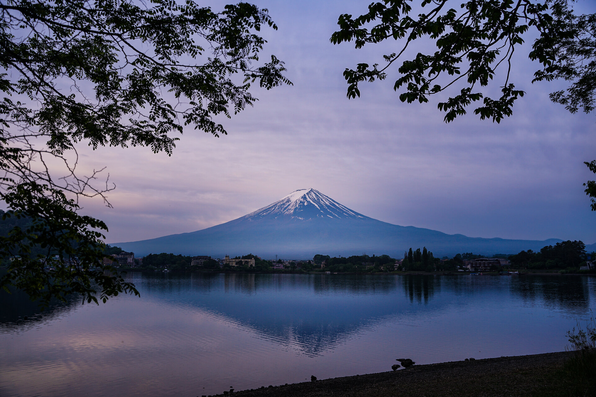 Fotospot Lake Fuji Mountain view