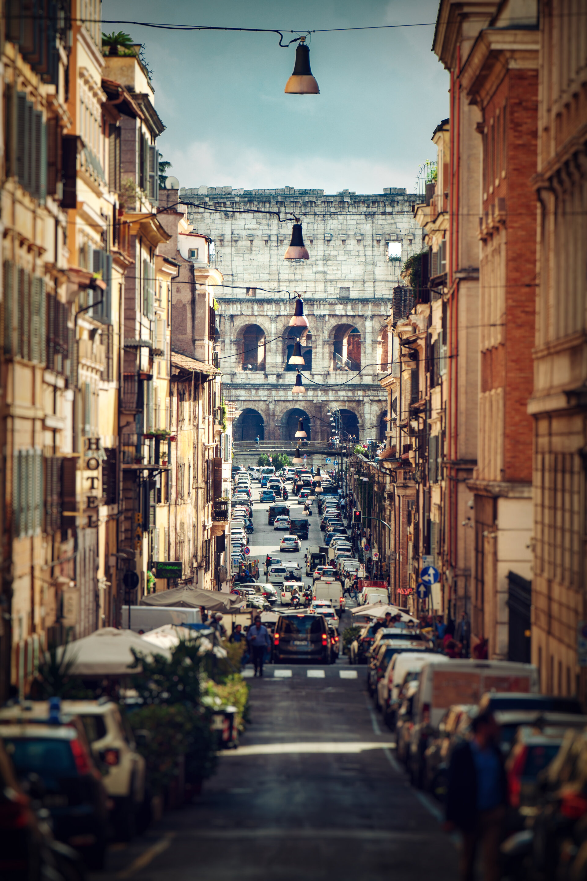 Fotospot Colosseum: Sichtachse