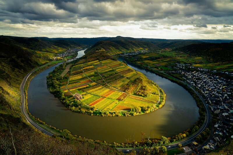 a river running through a valley